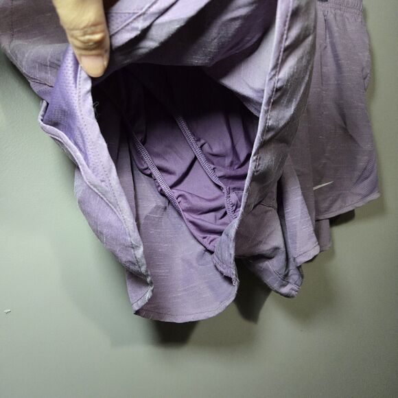 Nike Women's Athletic Shorts in Purple - Picture 4 of 5